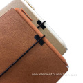 Hot Stamping Woven Pu Synthetic Leather Notebook Cover